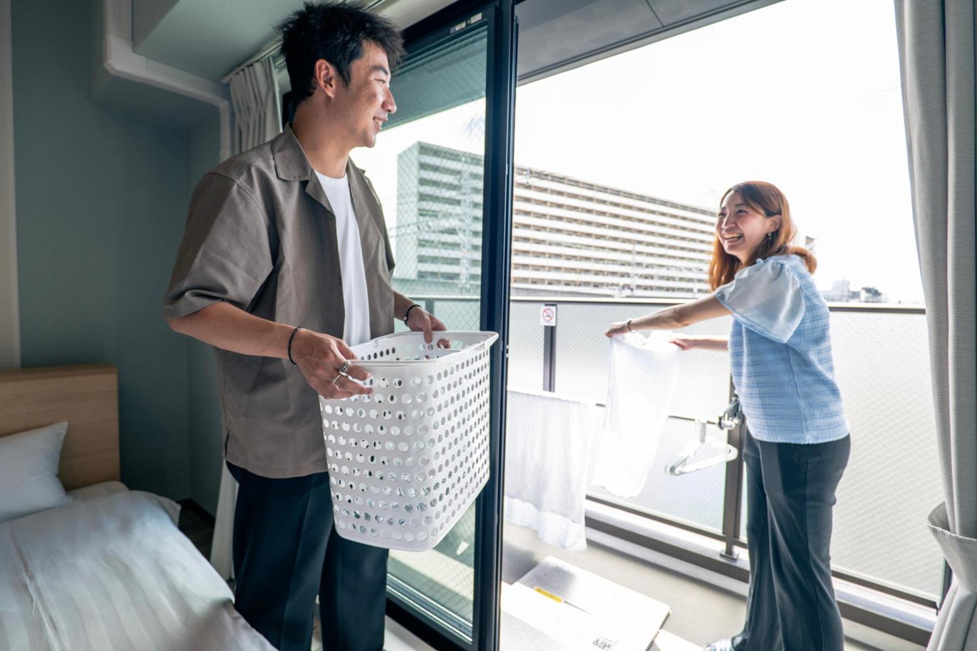 Wellstay Osaka Shinimamiya Station Exteriör bild